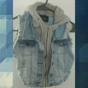 Cropped sweater /jacket tank